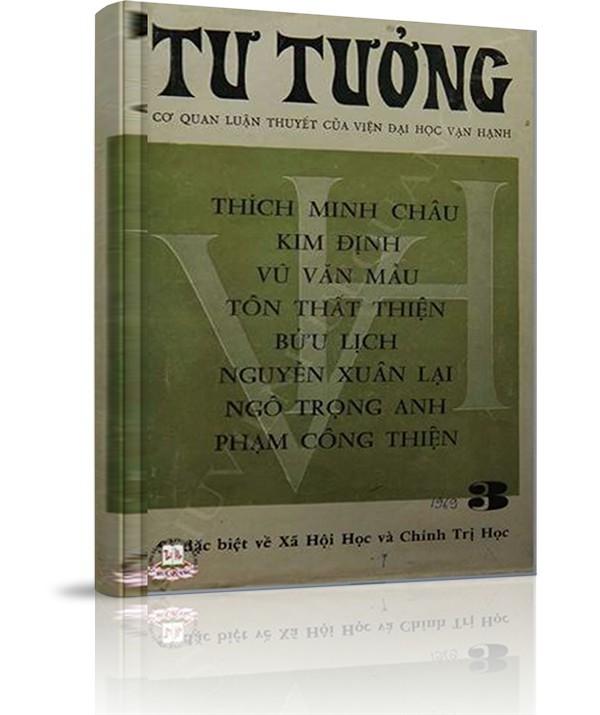 Tạp chí Tư Tưởng - Số 3 năm 1969 - Tạp chí Tư Tưởng - Số đặc biệt của năm 1969