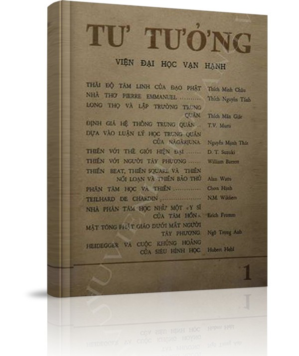 Tạp chí Tư Tưởng - Số 1 năm 1967