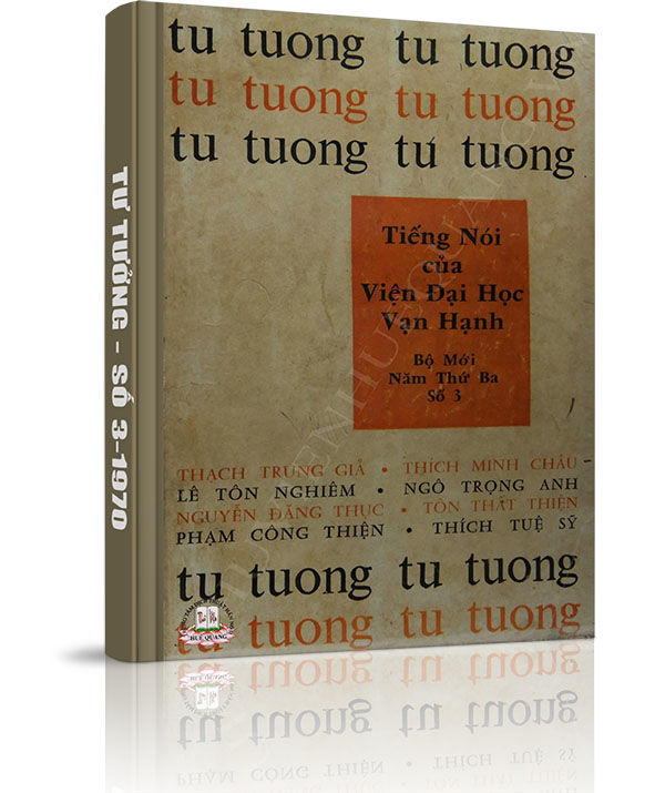 Tạp chí Tư Tưởng - Số 3 năm 1970