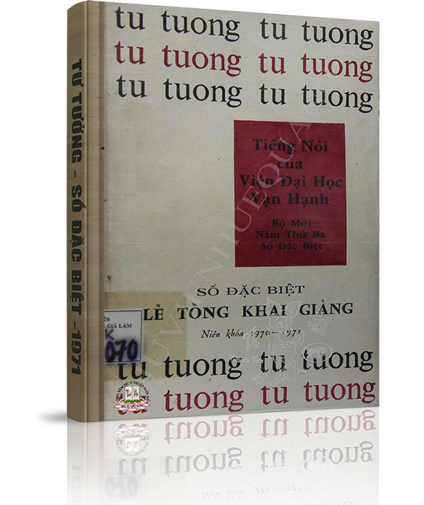 Tạp chí Tư Tưởng - Số Đặc Biệt năm 1971