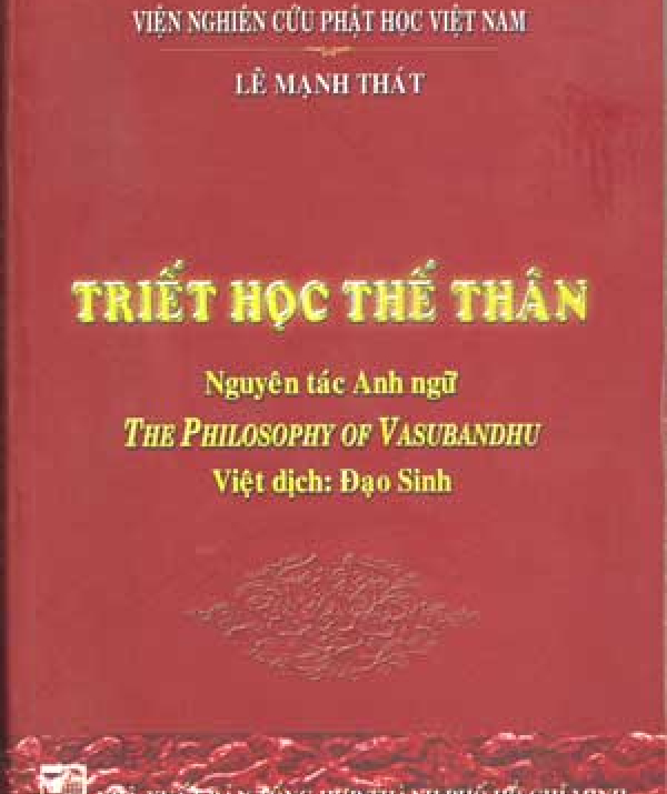 Văn học Phật giáo - NHÂN ĐỌC BẢN DỊCH VIỆT NGỮ “TRIẾT HỌC THẾ THÂN” 