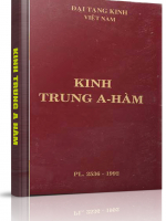 Kinh Trung A-hàm - Tập 1