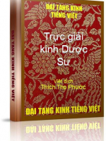 Trực giải Kinh Dược Sư