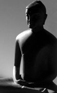 [Ebony seated Buddha (by Tilak Samarawickrema, Sri Lanka)]